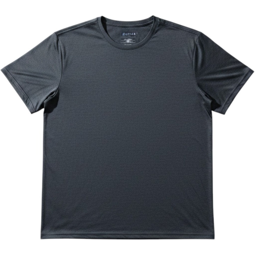 Quince‎ Performance Crew Neck Tee Short Sleeve Blue Grey Activewear XL